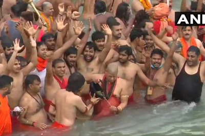 Amid India's High Caseload, Haridwar's Kumbh Mela Sees Crowd, But Admin Says Footfall 50% Less | in Pics
