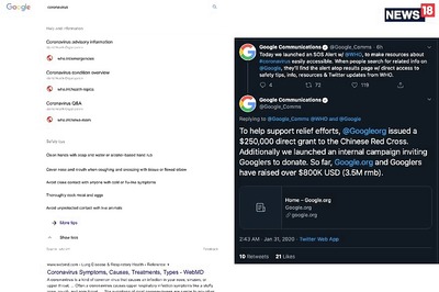 Google Search For Coronavirus Will Now Also Show Tips on How to Keep Yourself Safe