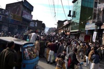 Pakistanis rally for peace in Taliban stronghold