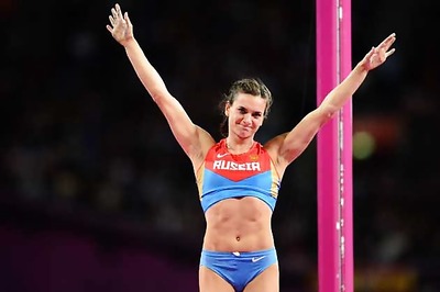 China still on top as Isinbayeva falters