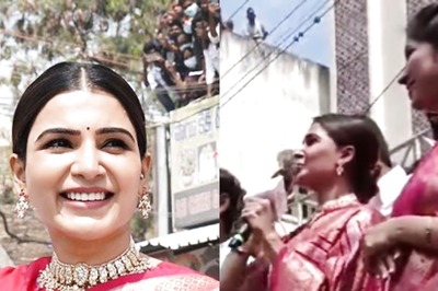 Samantha Ruth Prabhu Blows Kisses As Crowd Gathers To Catch A Glimpse Of Her. Watch Video