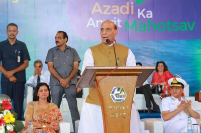 Rajnath Singh Launches P17A Stealth Frigate in Kolkata, Says India Will 'Stand by Friends'