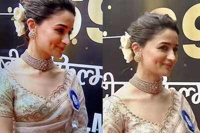 Alia Bhatt Looks Ethereal As She Re-Wears Her Wedding Saree For The 69th National Film Awards Ceremony, Watch Video