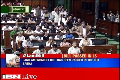 Lok Sabha passes Land Acquisition Bill with 11 amendments; Opposition walks out, Shiv Sena abstains from voting