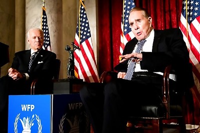 Biden Pays A Visit To Ailing Former GOP Sen. Bob Dole