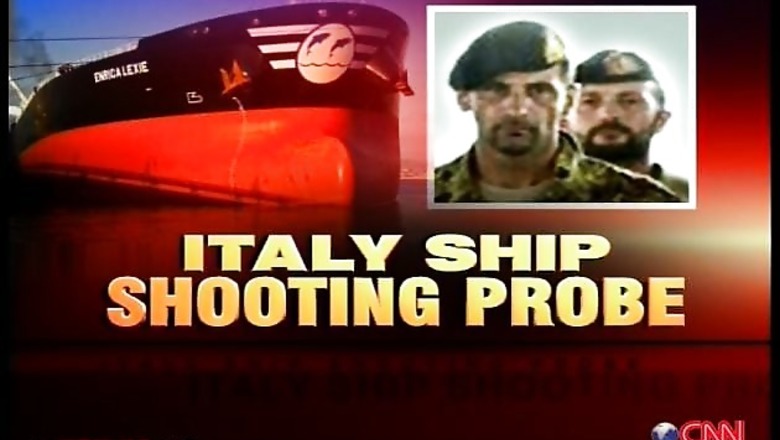 Italians feel sailors were only 'doing duty'