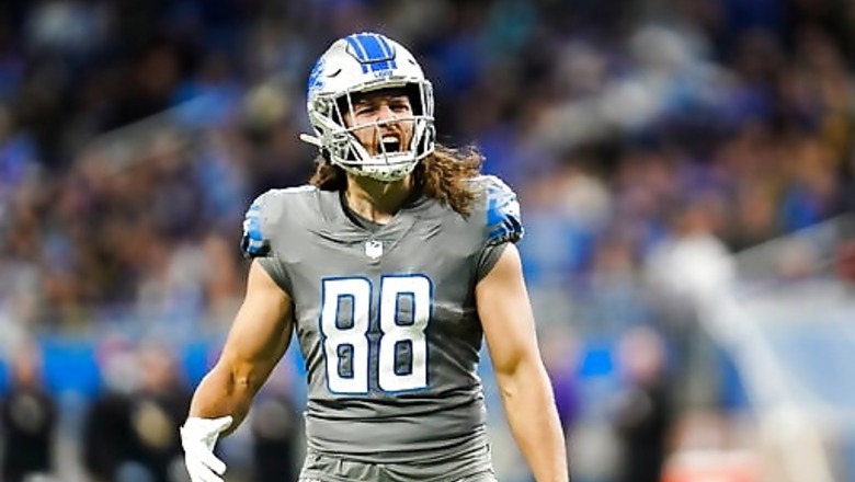 AP Source: Lions' Hockenson Had Season-ending Thumb Surgery