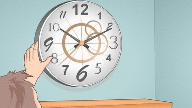 How to Decorate Around a Large Wall Clock