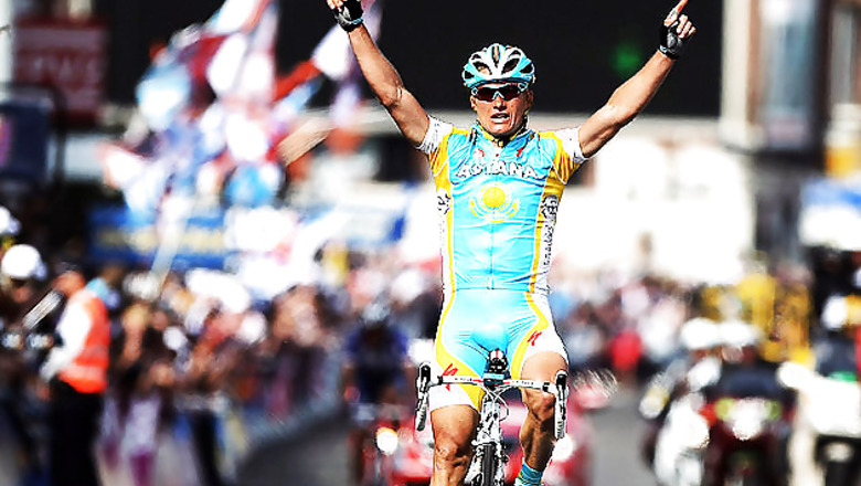 Vinokourov of Kazakhstan wins Olympic road race