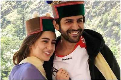 Sara Ali Khan and Kartik Aaryan Look Absolutely Cute Together in Himachali Caps