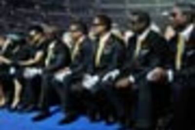 Pics: Family, friends bid adieu to MJ