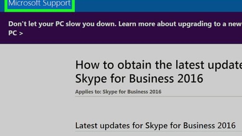 How to Update Skype for Business