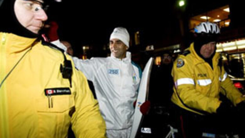 Akshay's Olympic run interrupted by protesters