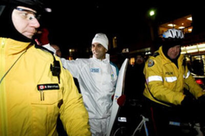 Akshay's Olympic run interrupted by protesters