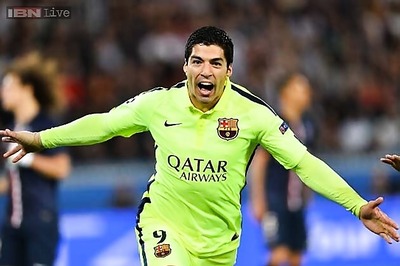 Luis Suarez on hot streak for treble-chasing Barcelona