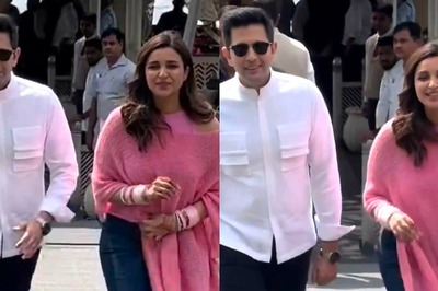 Newlyweds Parineeti Chopra, Raghav Chadha Make FIRST Public Appearance, See Pics, Videos