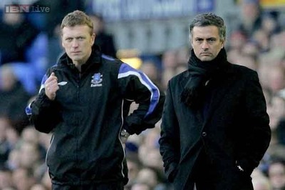 Jose Mourinho 1, David Moyes 0 in parallel mindgame league