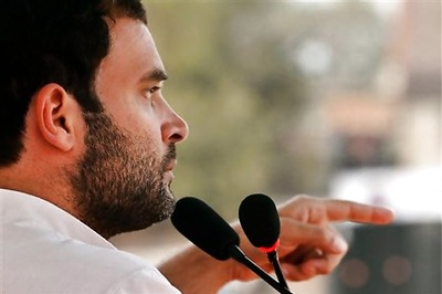 Rahul takes a dig on BJP, says Advani out, Adani in