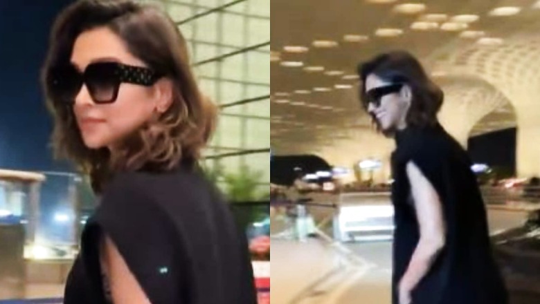 Deepika Padukone's Classy All-Black Outfit At The Airport Wins The Internet, Watch Video