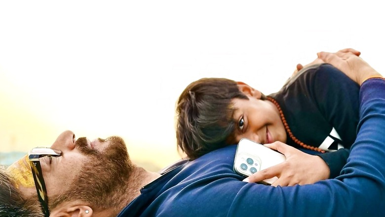 Ajay Devgn Documents 'Moment Of Peace' With Son Yug In Varanasi In This Awwadorable Pic; Check Here