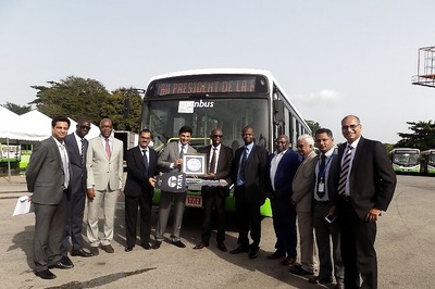 Tata Motors Delivers First Lot of Low-Floor Buses Order to Abidjan