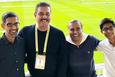 'People Who Love Cricket': Ravi Shastri Watches Match With Mukesh Ambani, Sundar Pichai