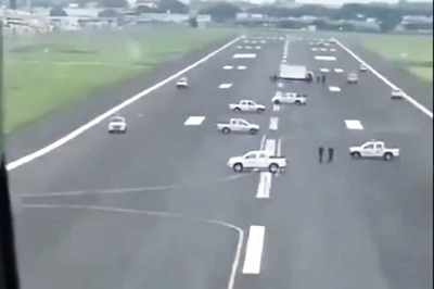 WATCH: To Stop COVID-19 Spread, Authorities Park Cars on Runway to Prevent Flight From Landing