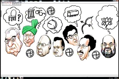 Election Cartoons: What Maharashtra, Haryana politicians are thinking before results