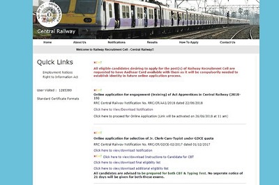Central Railway Recruitment 2018: 2573 Apprentices Posts, Apply before 25th July 2018
