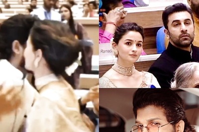 Allu Arjun Greets Alia Bhatt With A Hug, Shakes Ranbir Kapoor's Hand At National Film Awards; Watch Video