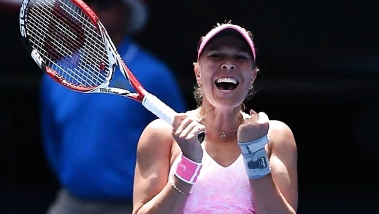 Rod Laver Arena is really imposing, says smiling Lucie Hradecka