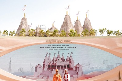 Jaishankar In UAE for Bilateral Talks, First Stop At BAPS Hindu Temple