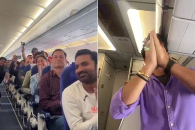 WATCH: Sachin Tendulkar Overwhelmed as Co-passengers Chant His Name in a Flight