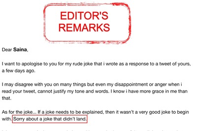 After Saina Episode, Siddharth Must Learn Art of Apology from Karan Johar, Ram Gopal Varma