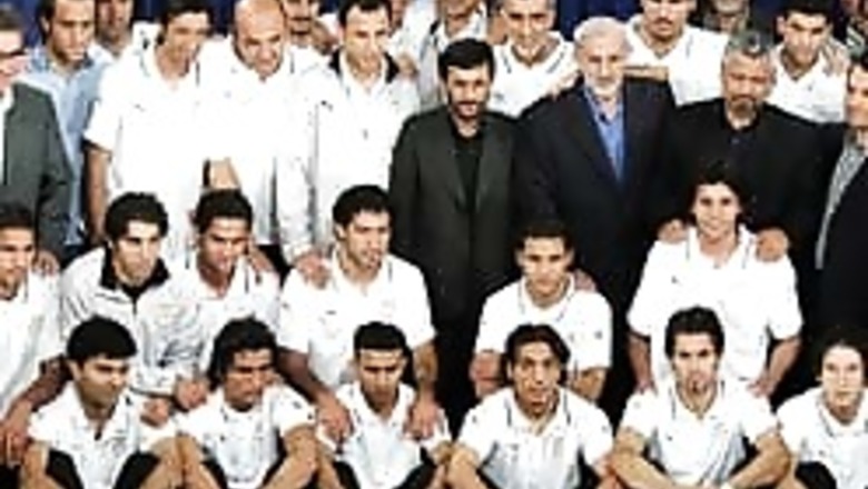 I'll try to join you in WC: Ahmadinejad