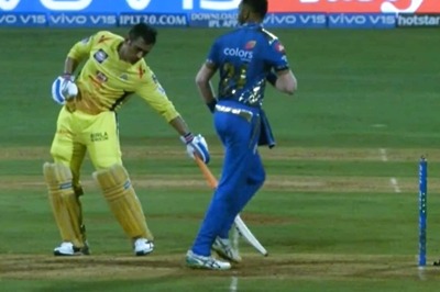 Learn from MS Dhoni on How to Avoid Being Run-out at Non-striker's End - Watch Video
