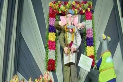 Corona Warrior-themed Ganesha Idol Made in Hyderabad in a Tribute to Frontline Workers