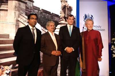 Sir Ian McKellen Attends Birthday Party for Queen Elizabeth II in Mumbai