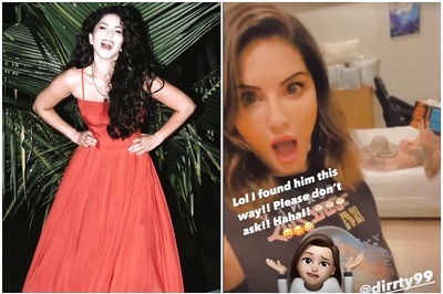 Sunny Leone Finds Husband Daniel Weber Wearing Only a Hat, Shares Funny Video