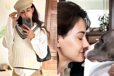 So Cute! Disha Patani Poses In Sexy Mini Skirt, Showers Love On Her Dog in Random Clicks; See Post