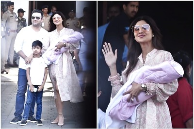 Shilpa Shetty, Raj Kundra Spotted with Daughter Samisha and Son Viaan