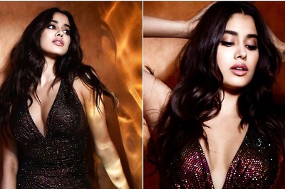 Janhvi Kapoor Sets Temperature Soaring In Brown Sequin Dress; Check Out Jaw-Dropping Pics