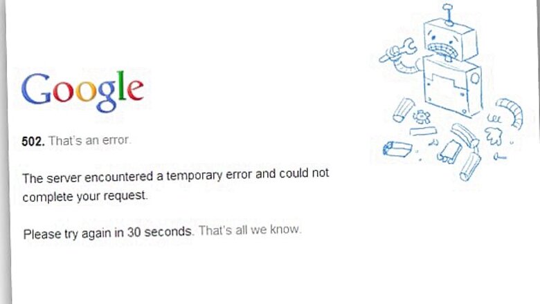 Google's Gmail faces yet another outage; shows 502 error