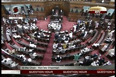 Rajya Sabha remains disrupted for the fifth day