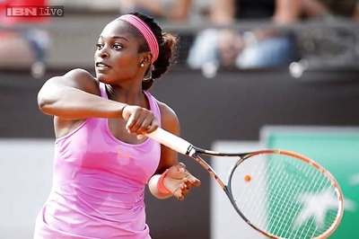 Sloane Stephens loses in 1st round at Strasbourg International