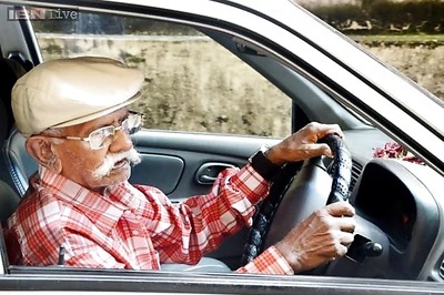 100-year-old and healthy Michael D Souza drives a car for living in Mangalore