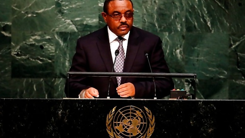 Ethiopian Prime Minister Hailemariam Desalegn re-elected in Parliament