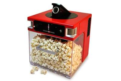 'The Popinator' flings popcorn into your mouth from 15 feet away