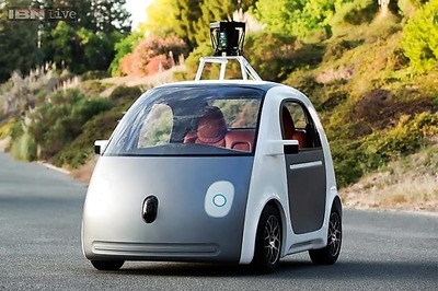 Google shows off driverless car prototype with no steering wheel, accelerator pedal or brake pedal