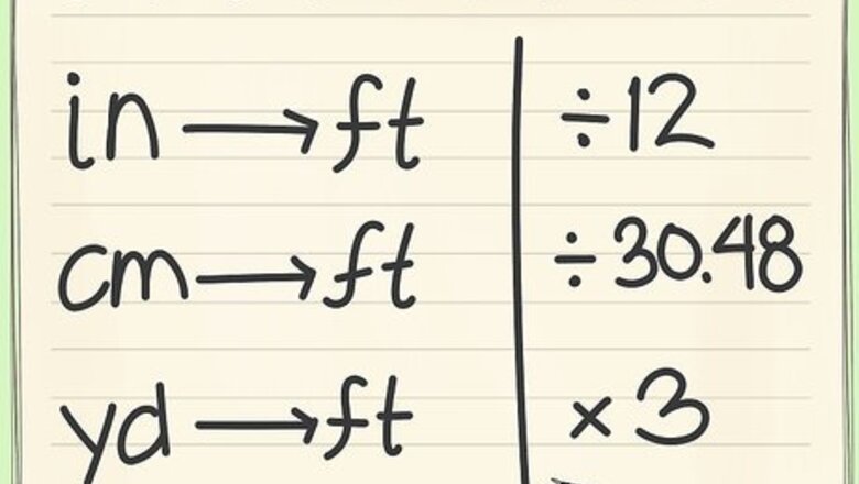 How to Convert Square Feet to Cubic Feet